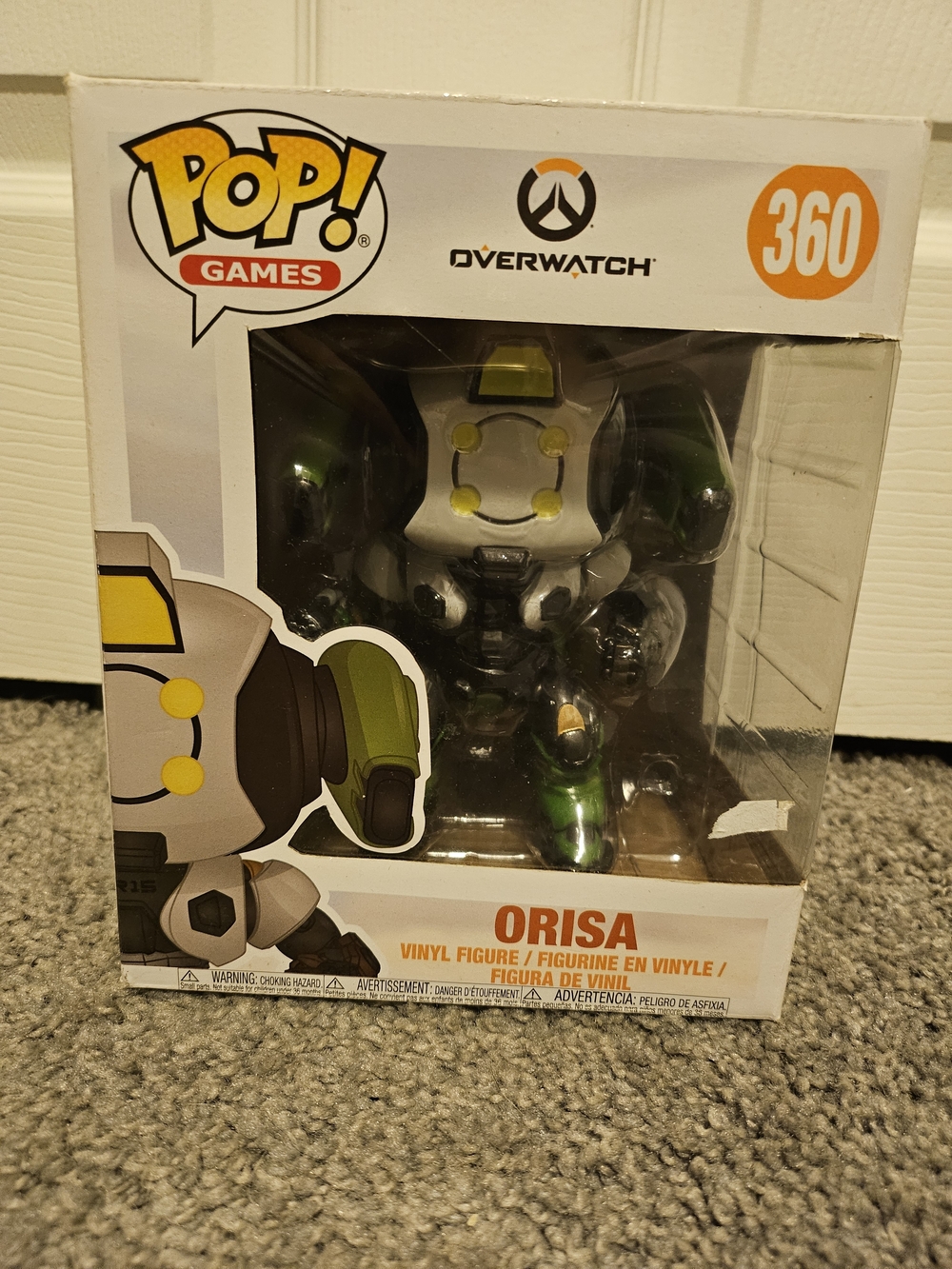 Funko Pop! Games Overwatch Orisa Vinyl Figure White Green Black